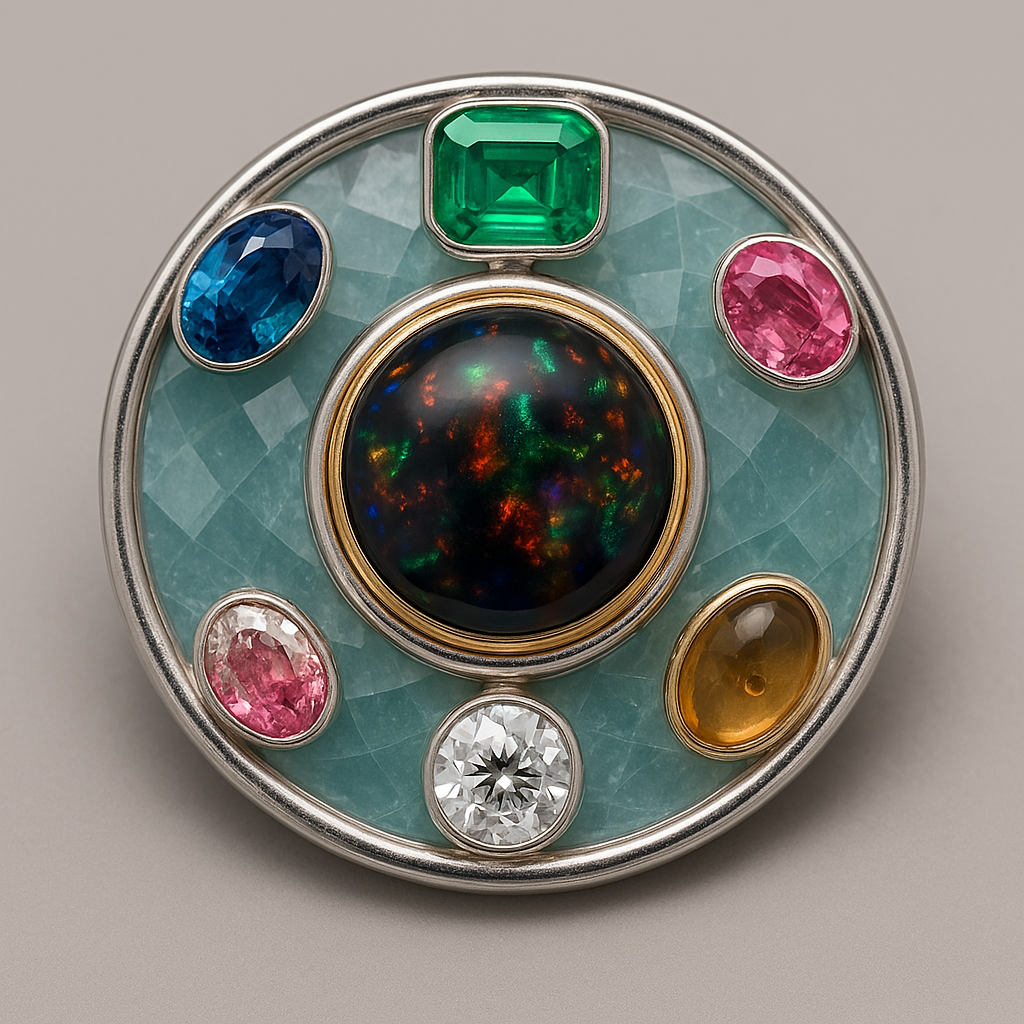 Брошь «Диалог 1 курса 8 конкурса Разумный МИР  СОИ-Варвара» 